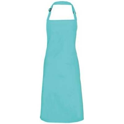 Premier Workwear Klasická zástěra za krk PR150 Duck Egg Blue Pantone 7466 72x86cm