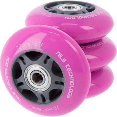 Nils Extreme PU 70 mm 82A s ložisky ABEC 7 4 ks