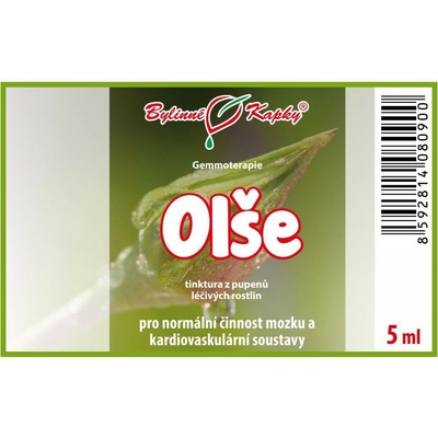 Jelša púčiky gemmoterapie 5 ml