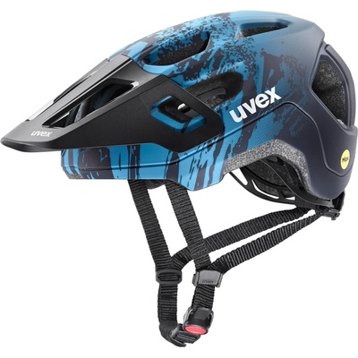 uvex Детска каска за планинско колоездене Uvex Kid's React MIPS Bike helmet - Azure / Deep Space Matt - размер 52-56 cm (851-1577-0111)