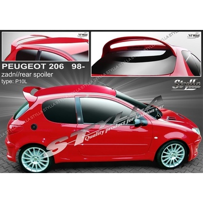 Spoiler zadných dverí horný Peugeot 206 2009-2012