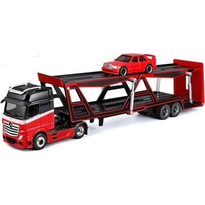 Maisto Design Transporters Mercedes-Benz Actros 1851 a 1990 Mercedes-Benz 190E 1:64