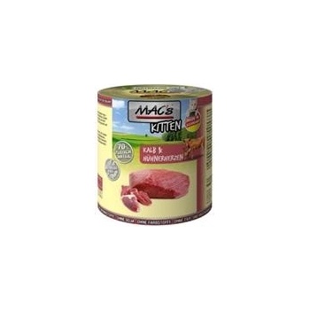 MACs CAT pro KOŤATA TELECÍ A KUŘECÍ SRDCE 0,8 kg