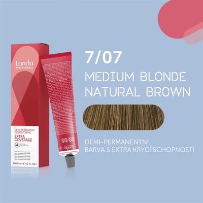 Londa Extra Coverage Demi Permanent Color 7/07 60 ml