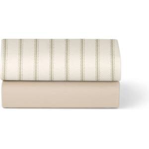 Snuza Бебешки чаршаф с ластик Snuz - За SnuzPod, 2 броя, Dash Stripe Sage (4507236) - baby