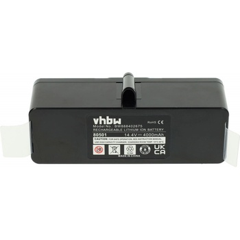 VHBW Батерия за iRobot Roomba 500 / 600 / 700 / 800, Li-Ion, 4000 mAh (888402675)