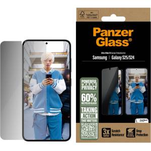 Panzer Стъклен протектор PanzerGlass - Privacy UWF, Galaxy S25 (5715685017360)