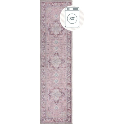 Flair Rugs Светлочервена пътека със смес от рециклирани влакна подходяща за пране 60x230 cm Windsor - Flair Rugs (503119376005)