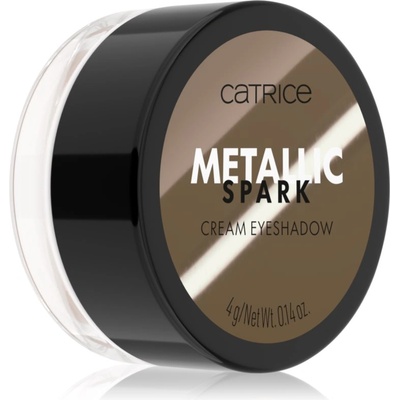 Catrice Metallic Spark кремави сенки са очи за лъскавина и блясък цвят 020 Diamond Dust 4 гр