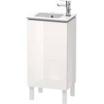 Duravit L-Cube - Шкафче за умивалник 86x42x29 см, дясно, с 1 врата, лъскаво бяло LC6273R2222 (LC6273R2222)