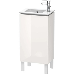 Duravit L-Cube - Шкафче за умивалник 86x42x29 см, дясно, с 1 врата, лъскаво бяло LC6273R2222 (LC6273R2222)