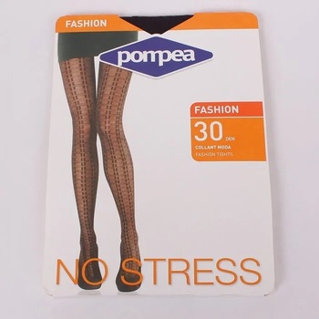 Image 1 of Дамски фигурален чорапогащник в кафяв цвят - 30 den