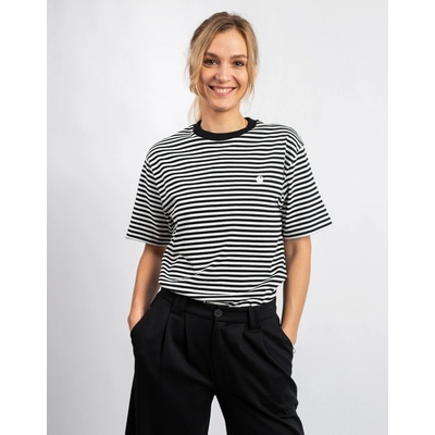 Carhartt WIP W' S/S Verner T Shirt Verner stripe Black