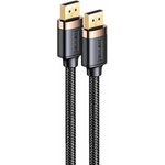 USAMS Кабел DisplayPort към DisplayPort с поддръжка на 4K - Usams DisplayPort 1.2 to DisplayPort 1.2 4K Cable (черен) (200 см) (US-SJ531)