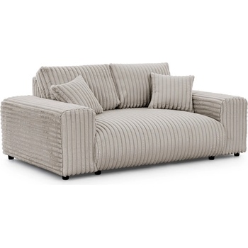 ROPEZ Светлосив диван от рипсено кадифе 178 cm Justin - Ropez (Justin Sofa 2os. Vito 07 Standard)