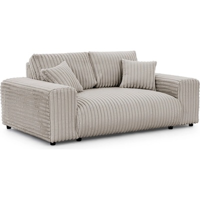 ROPEZ Светлосив диван от рипсено кадифе 178 cm Justin - Ropez (Justin Sofa 2os. Vito 07 Standard)