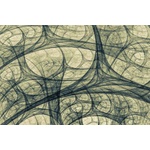 DIMEX ART Флизелинов фототапет абстрактни криви 375 x 250 см