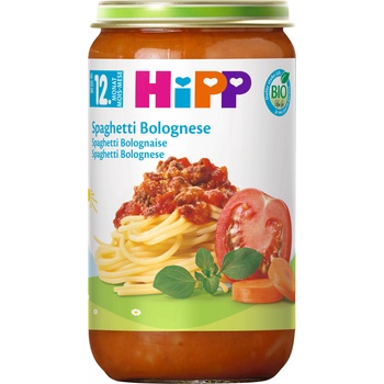 Hipp Био ястие Hipp - Спагети Болонезе, 250 g (6820)