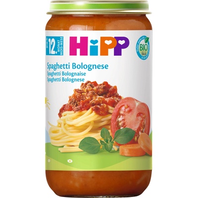 Hipp Био ястие Hipp - Спагети Болонезе, 250 g (6820)