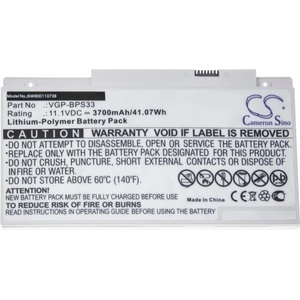 VHBW Батерия за Sony Vaio VGP-BPS33, 3700 mAh (800110738)