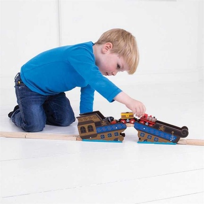 Bigjigs Rail Most vrak lodi – Zbozi.Blesk.cz