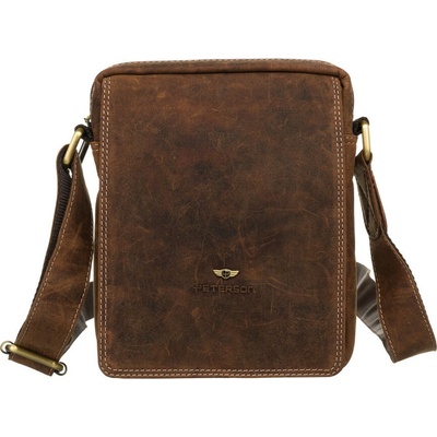 Peterson pánské crossbody PTN 250586-NSH hnědá