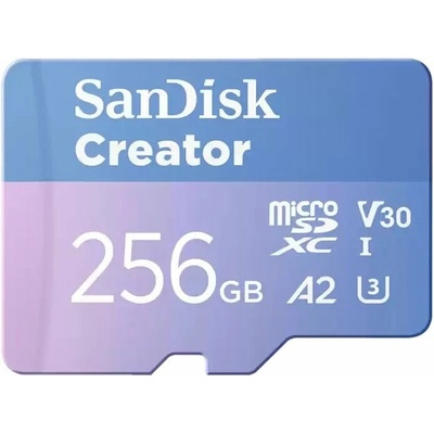 SanDisk Creator 256 GB MicroSDXC SDSQXAV-256G-GN6MS