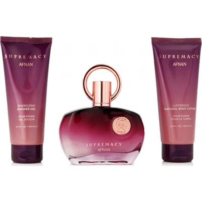Afnan Supremacy EDP 100 ml + sprchový gél 100 ml + telové mlieko 100 ml