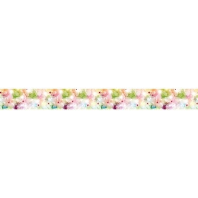 Preinterier Samolepiaca bordúra Akvarelové kvety BO0073 10,6cmx5m