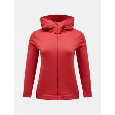 Peak Performance W Rider Tech Zip Hood červená