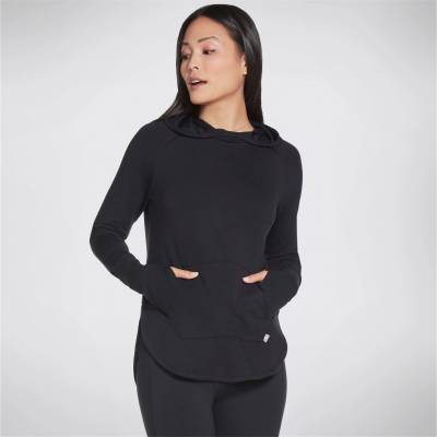 Skechers Суичър Skechers Women's Awakened Tech Fleece Over The Head Hoodie - Black