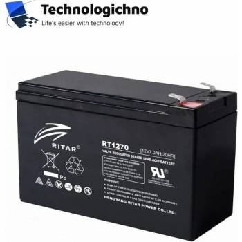 Ritar Оловна батерия RITAR RT1270 12V/7Ah терминал2 (RITAR-RT1270)