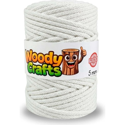 Woody Crafts Woody PREMIUM 5 mm (100m) - Bílá (White)