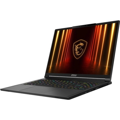 Лаптоп MSI Stealth A16 AI+ A3XWHG (9S7-15FL35-023), дванадесетядрен AMD Ryzen AI 9 HX 370 2.0/5.1GHz, 16" (40.64 cm) WQXGA IPS 240Hz OLED Display & GF RTX 5070 Ti 12GB, (HDMI), 32GB LPDDR5X, 2TB S (9S7-15FL35-023)