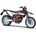 Maisto - Мотоциклет, KTM 690 SMC R, 1: 18 (39300-19131)