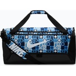 Nike Чанта за тренировки Nike Brasilia 9.5 Aop 60 l university blue/black/white