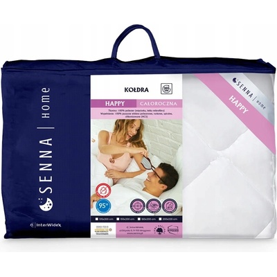 INTER WIDEX Prikrývka HAPPY biela 1550g 200x220