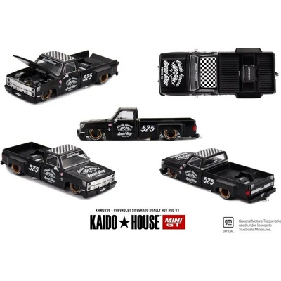MINI GT Chevrolet Silverado Dually Hot Rod V1 Kaido House 1:64