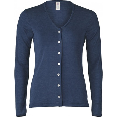 Engel Дамско вълнено яке Engel Women's Fine Ribbed Cardigan Wool jacket - Navy - размер 46/48 (EU) (105-1731-0511)