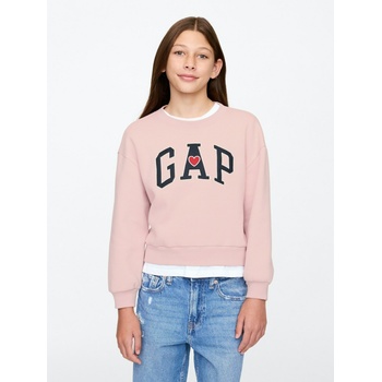 GAP Детски суитшърт с логото на GAP GAP | Rozov | Момичешки | 104/110