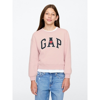 GAP Детски суитшърт с логото на GAP GAP | Rozov | Момичешки | 104/110
