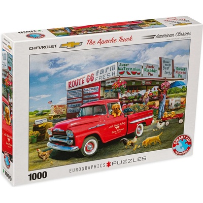 EUROGRAPHICS Пъзел Eurographics от 1000 части - Chevrolet Apache, Грег Джордано (60005337)