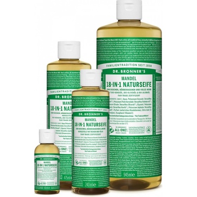 Dr. Bronner's tekuté univerzálne bio mydlo ALL-ONE Almond 236 ml