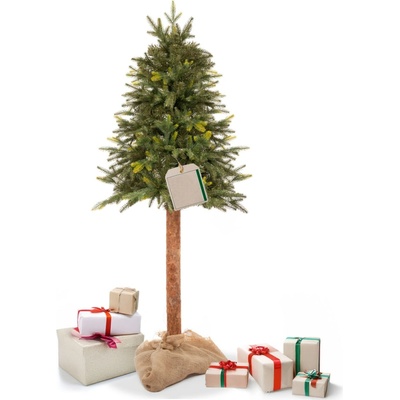 Springos CT0198 PRIRODNÝ SMREK NA KMENI 150 CM