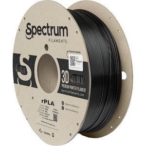 Spectrum 80554 3D нишка, r-PLA, 1, 75 мм, 1000 г, Черен (Traffic black) (80554)