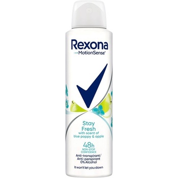 Rexona Спрей дезодорант Blue Poppy & Apple, 150 ml