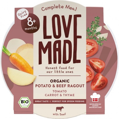 LoveMade Hovězí ragú s bramborem 185 g