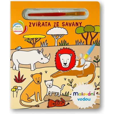 Maľovanie vodou Zvieratá zo savany
