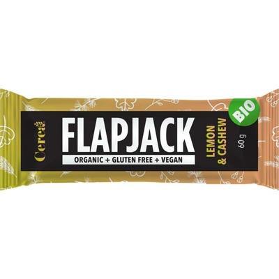Cerea Flapjack bio tyčinka ovesná s příchutí citronu a kešu 60 g