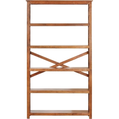 HangarStore.cz Knihovna 100x30x180 cm masivní akácie s medovým povrchem, 289626